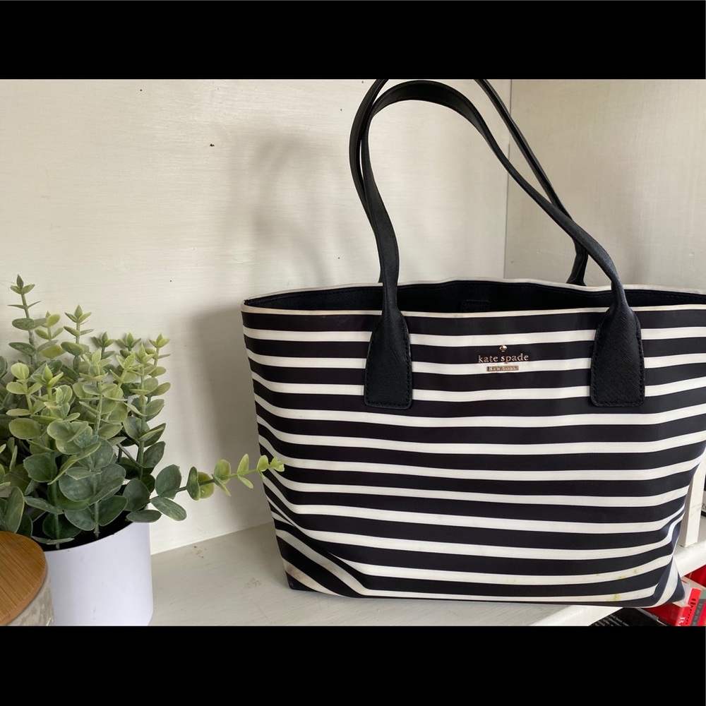 KATE SPADE STRIPED BAG